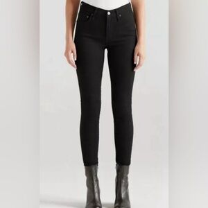 Edwin 9” Mid Rise Skinny Black Jeans - Size 29